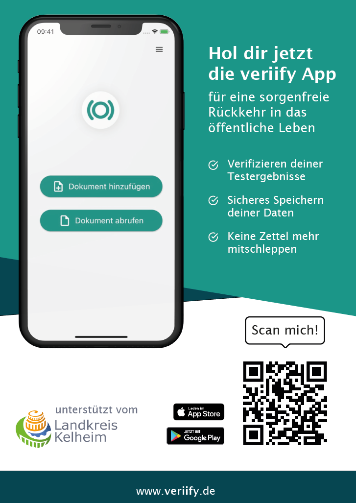 veriify, die „Auch-Biergarten-App“: eine im Landkreis Kelheim entwickelte Software, um unkompliziert in das öffentliche Leben zurückkehren zu können