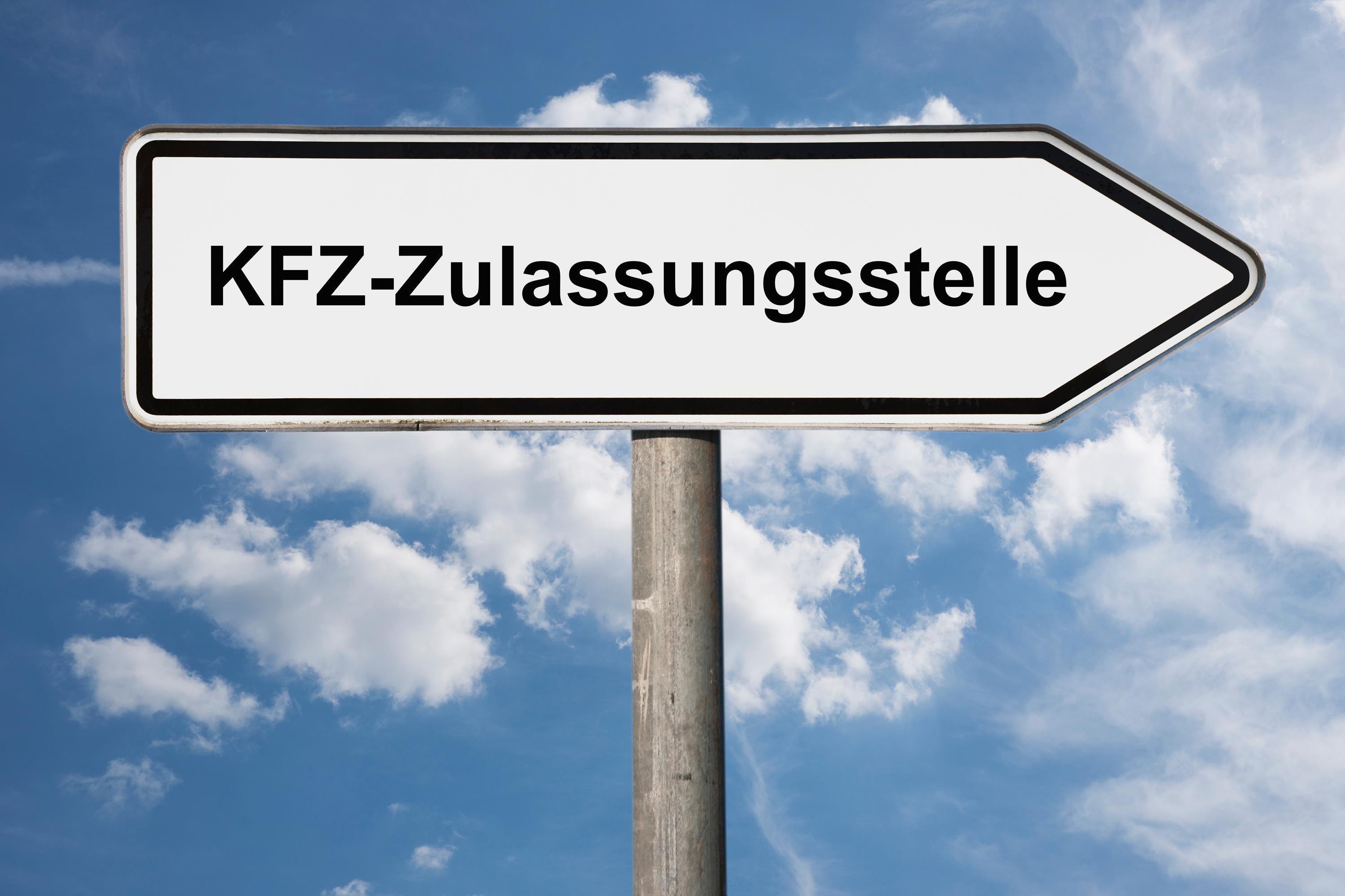 KFZ -Zulassungsstelle Symbolbild