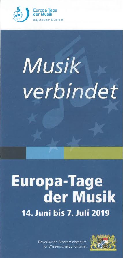 Anmeldezeitraum für „Europa-Tage der Musik 2019“ 