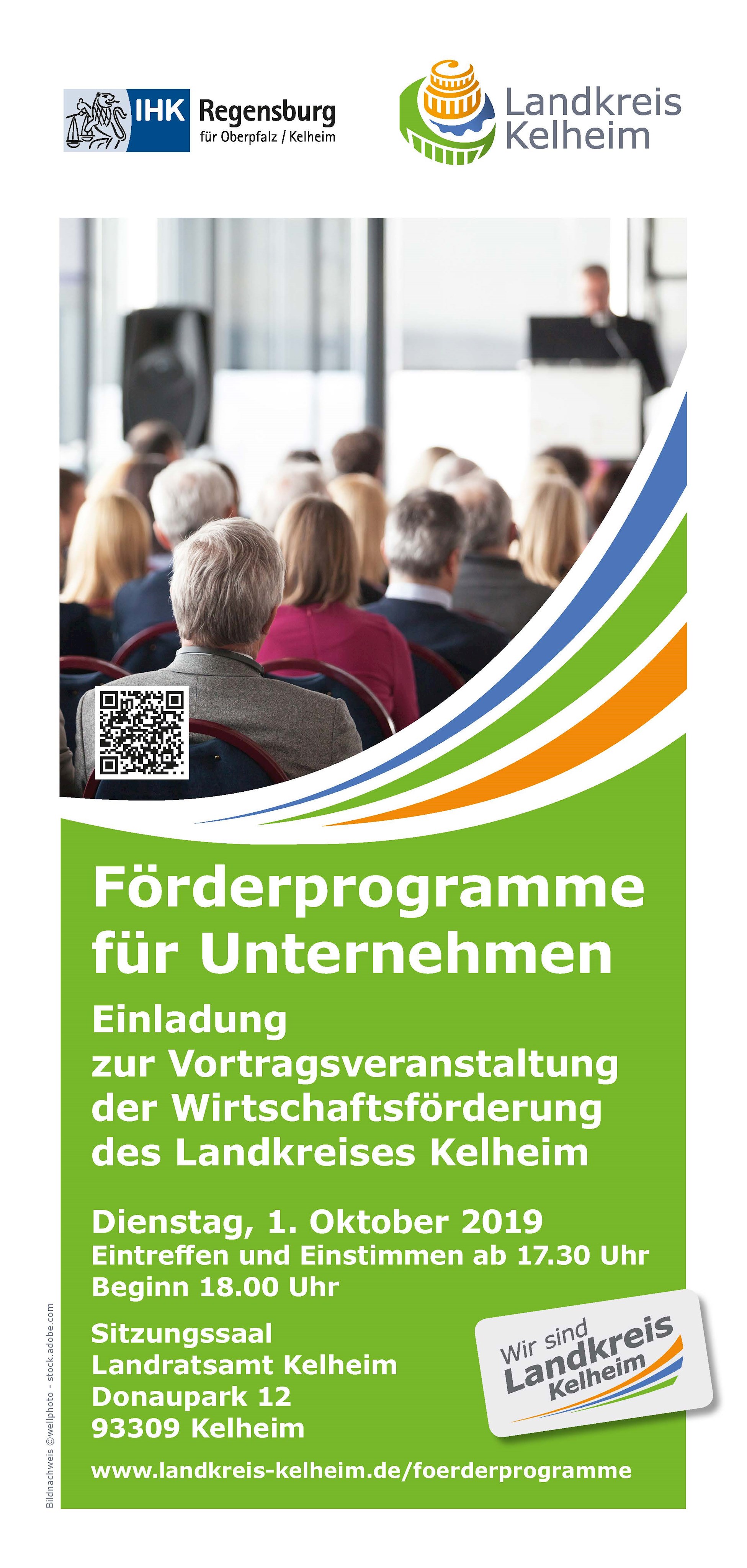 Vortragsveranstaltung: Förderprogramm für Unternehmen am 1. Oktober im Landratsamt Kelheim